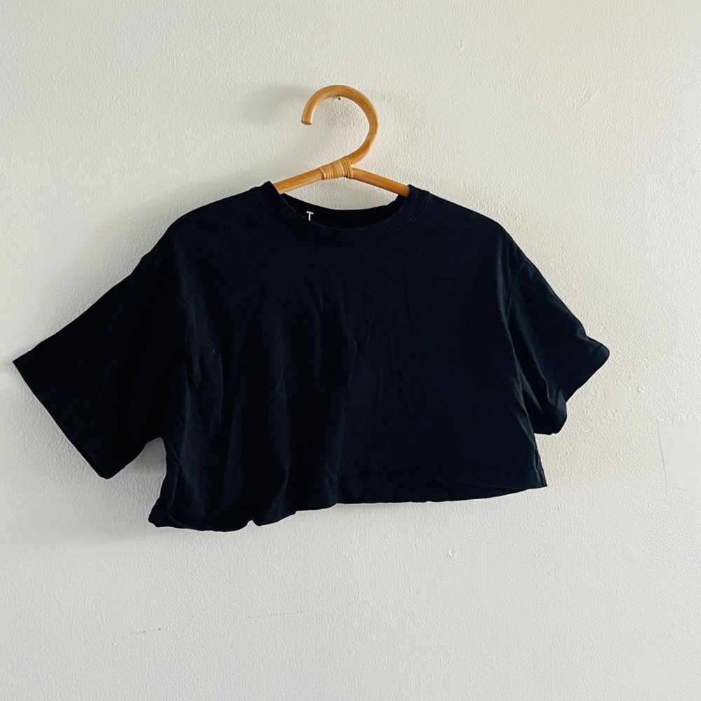 H&M Black crop top.